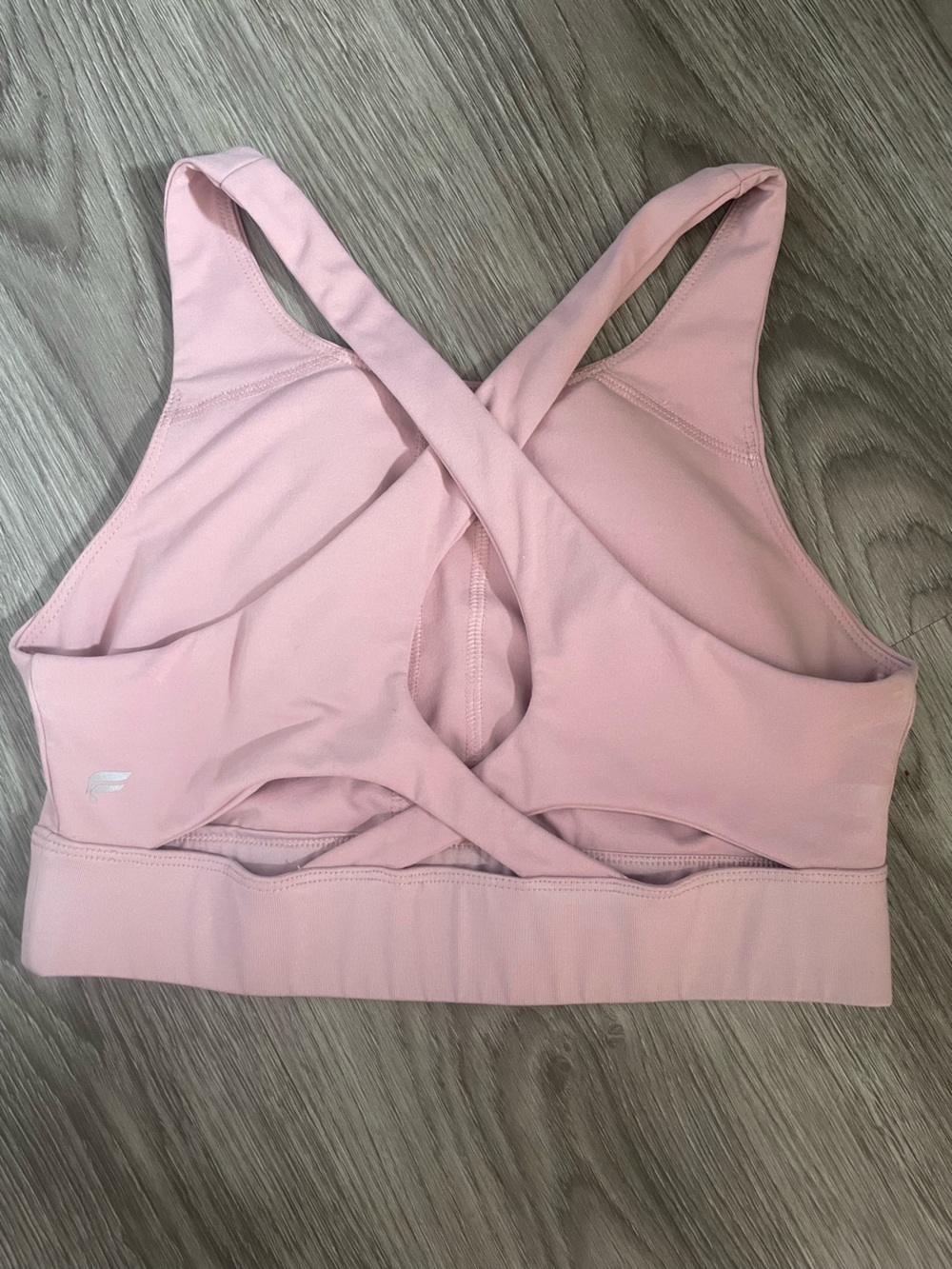 Fabletics Blush Pink Sports Bra and Matching Leggings Set